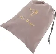 VINTORKY Travel Hair Dryer Bag Drawstring Large Velvet Storage Pouch for Hair Dryer Universal Woven Bag