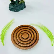 Brown Wooden Labyrinth Board Game Ball in a Maze Puzzle Toy / Puzzle Gift Toys f
