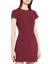 Theory Tailored Zip Front Dress