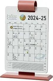Desktop Calendar | Desk Calendar Desktop Decoration - Desk Standing Calendar Creative Desktop Calendar Schedule for Living Room Study Bookshelf Decor