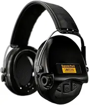 Sordin Pro-X Ear Muffs - Active and Electronic Ear Defenders w/Leather Headband - Gel Pads - Earmuffs for Hunting & Shooting