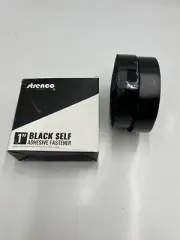 QTY 3 Strenco 1" Self Adhesive Hook and Loop Strip 5 Yard Black Sticky Back Tape