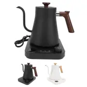 Electric Gooseneck Kettle with Precise Temperature Control for Home