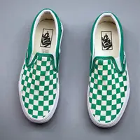 在飛比找蝦皮購物優惠-範斯 Vans OS One Step Green 粉色棋盤