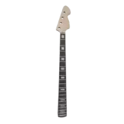 Unfinished 20 Fret Bass Guitar Neck Maple 34inch Rosewood Fretboard Block Inlay