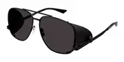 Saint Laurent SL 653 LEON LEATHER SPOILER 002 Men's Sunglasses Black Size 59