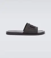 [Dolce & Gabbana] Dolce & Gabbana DG cutout slides AU 12 black