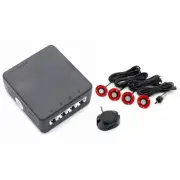 4 Parking Sensor Car Rear Reverse Backup Radar System Sound Alarm Kit Adjustable (for: MG)