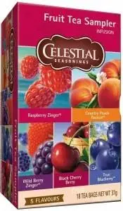 Celestial Seasonings Fruit Tea Sampler (5Flavours) x 18 Tea Bags