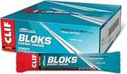 CLIF BLOKS - Tropical Punch Flavour with Caffine - Energy Chews - Non-GMO - Plant Based - Fast Fuel for Cycling and Running - Quick Carbohydrates and Electrolytes - 60g. (18 Count)