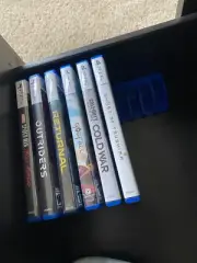 Sony PlayStation 5 Compact Game Disc Holder Jewel Case Stand PS5 PS4 Holds 10