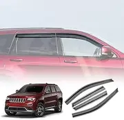 X-CAR Weathershields for Jeep Grand Cherokee 2011-21 Car Wind Deflectors Window Visor