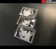3 Small Pics Reflective EVANGELION EVA Anime JDM Car Sticker #E30