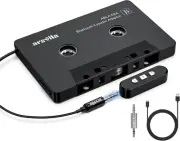 Car Audio Cassette to Aux Adapter 5.1 Bluetooth Receiver Kit for Cassette to Aux