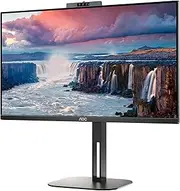 AOC 24V5CW - 24 Inch FHD Monitor, 75Hz, IPS, USB-C Connectivity, Windows Hello Webcam, LowBlue Light, Speakers (1920 x 1080 @ 75Hz, 300 cd/m² HDMI 1.4, USB-C 65W Power Delivery)