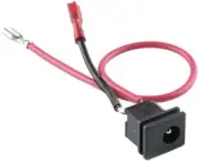 8pcs Heavy Duty Pre-Wired Power Jack 5.5mm Barrel, 0.5" x 0.6"