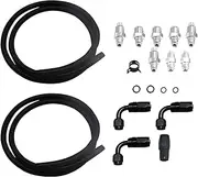 MAX COOL Power Steering Pump Hose Kit Suitable for LS LS1 LS3 Swap Pressure Return Line