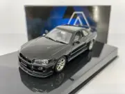 AUTOart Nissan Skyline R34 GTR V-Spec II Black 1:43 57334
