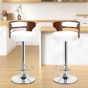 2x ALFORDSON Bar Stools White