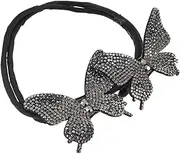 EXQUIMEUBLE Women Butterflies Hair Bun Maker Compact Hair Donut Shaper Tool for Stylish Updos for Daily Wear Parties and Weddings for Women and Girls