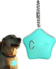 Dog Collar Light USB,Pentagram Shape USB Rechargeable Pet Safety Light | Anti-Lost Pet Lamp Flashing Charm for Outdoors