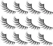 EPIGEIST 14 Pairs False Eyelashes Natural Lash Extension Kit Long Curly Lashes for Daily Wear Events