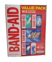 Band-Aid Brand Adhesive Bandages Variety Pack (163 Ct.)