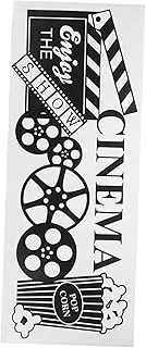 Housoutil Background Wall Decal Movie Room Decor Peel and Stick Wall Sticker Decals for Boys and Girls Rooms