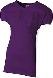 NB4205 A4 YTH TITAN FOOTBALL JERSEY PURPLE/ WHITE 2XL