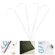 4pcs Beading Crochet Hook Bracelets Making Necklace Thread Beads Knitting