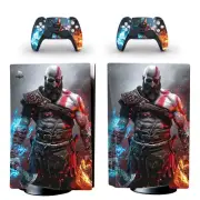 God of War PS5 Vinyl Skin Sticker Decal Cover for Console & 2 Controllers