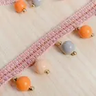 12 Metres Curtain Beads Tassel Fringe Trim Tablecloth Trimmings Fabric DIY
