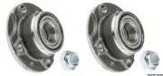 2 x Rear Wheel Bearing & Hub Assembly For FIAT PALIO 1996 + KLT/FT/102AB