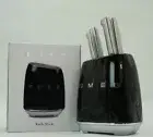 Smeg KBSF01BL Stainless Steel 6-Piece Knife Block Set - Black