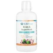 LifeTime Vitamins, 4-In-1 Superfruit Juice Blend, Acai, Mangosteen, Noni & Goji, 32 fl oz (946 ml)