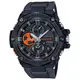 CASIO卡西歐G-SHOCK GST-B100B-1A4 手機輕鬆連結設定操作功能，轉盤錶眼53.8mm