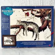 Charles Wysocki Too Pooped Cat on Tree Limb Paint By Number Kit Dimensions