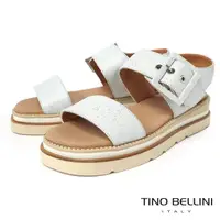 在飛比找momo購物網優惠-【TINO BELLINI 貝里尼】歐洲進口全真皮雙寬帶厚底