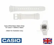 F-108WHC Casio Watch Strap Band for F-108WHC, F108, F-108WHC-7 - White 10409328