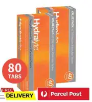 Hydralyte Electrolyte Effervescent Orange 80 Tablets - VALUE BULK