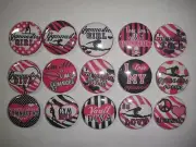 15 Gymnastics buttons flat back or pin badge cabochons embellishment magnet