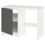 KNOXHULT base cabinet with door and niche, dark grey, 120x61x91 cm