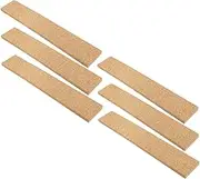 GOOHOCHY 6pcs Self-Adhesive Cork Strips for Walls Thick Bulletin Board Memo Strips for Photos Messages and Notes Home Office Classroom and Meeting Rooms