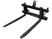 3 Point / Euro Quick Hitch Pallet Fork Lift Attachment Implement 2000kg
