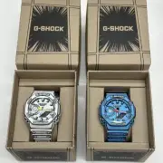 Casio G-SHOCK MANGA THEME GA-2100MNG-7AJR GA-2100MNG-2AJR White / Blue 2024 set