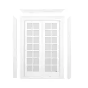Realistic 1:12Dollhouses Door for Dollhouses Creation Window Frame Model