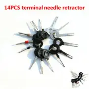 Car Terminal Removal Wiring Connector Pin Extractor Puller Tool 14PCS/Set Useful (for: Fiat)