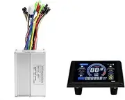 S966 Electric Bike LCD Display Dashboard SM5+2PIN +20A 36V/48V Sine Wave Controller for Mountain Bike Modification Kit
