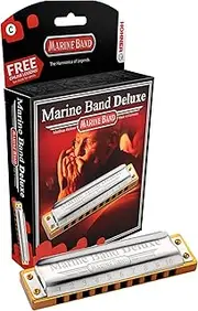 [Hohner] M2005BX-C# Marine Band Deluxe Harmonica, Key of C#/Db