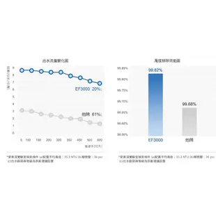 愛惠浦 EVERPURE 有雷標 公司貨 EF3000 3000加侖 大流量 除塑化劑 重金屬 抑垢 濾心 北台灣淨水